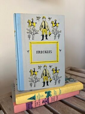 Vintage Freckles Hardcover Gene Stratton-Porter Illustrated Jr Deluxe Edition
